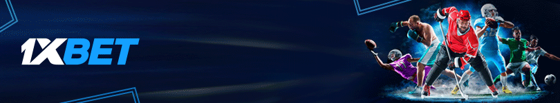 1xBet promo — ganti gambar tipis di panel